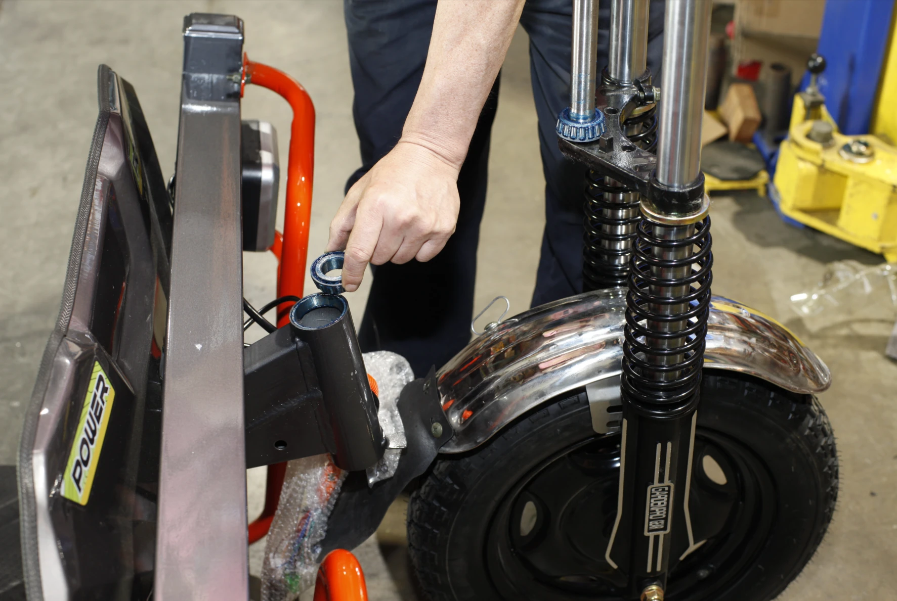 Align with diagonal beam upper opening