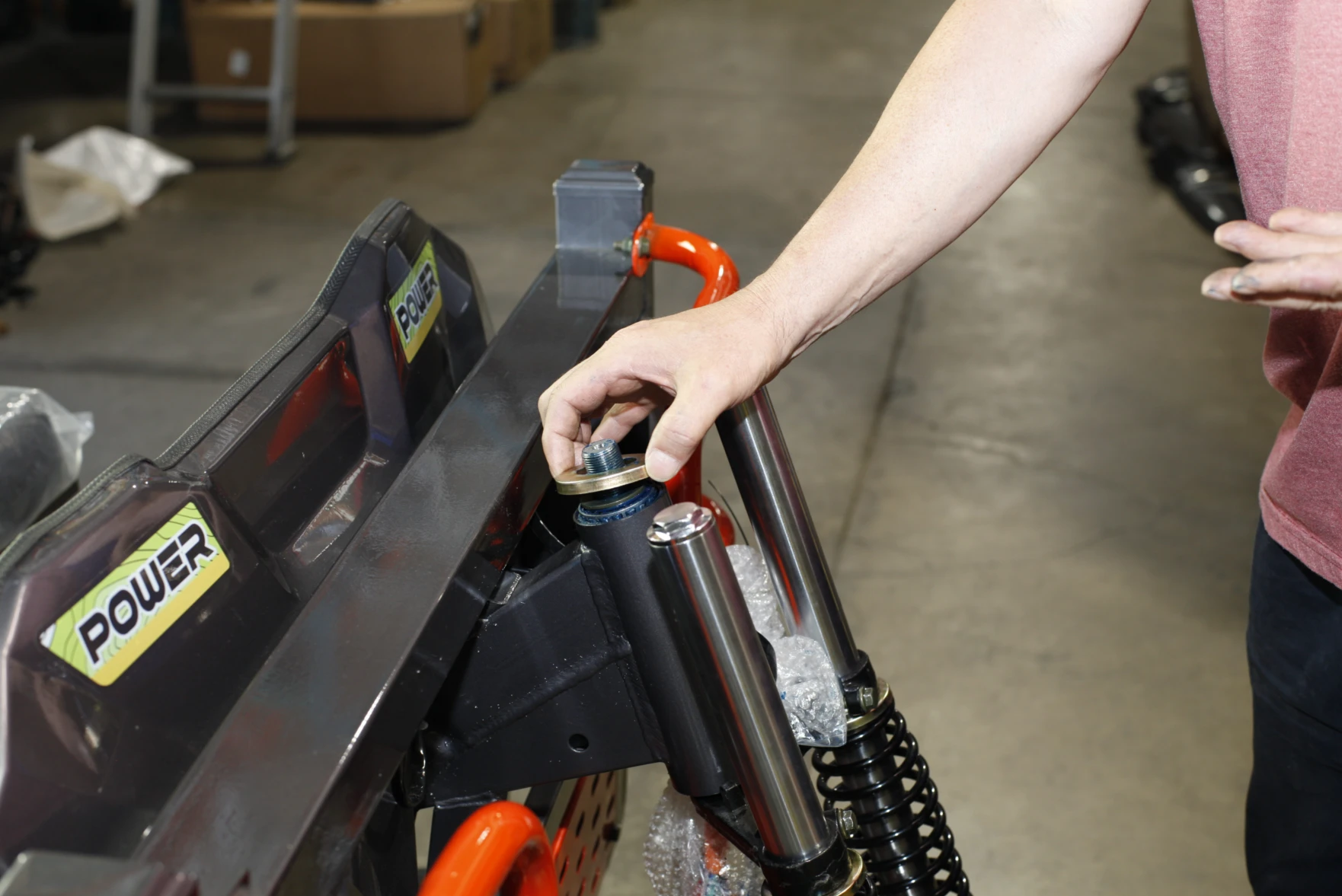 Install outer aluminum shell